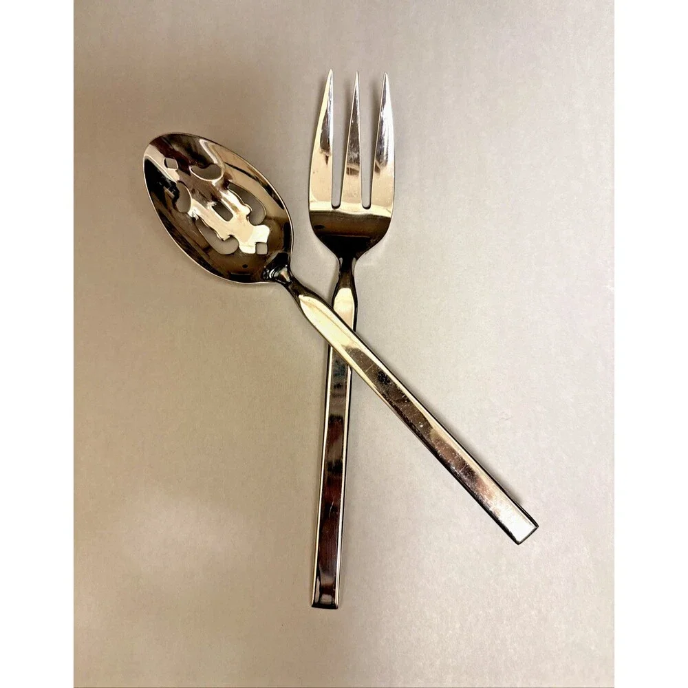 Cambridge TOWNHOUSE SS Flatware Serving Fork & Slotted Serving Spoon Replacement